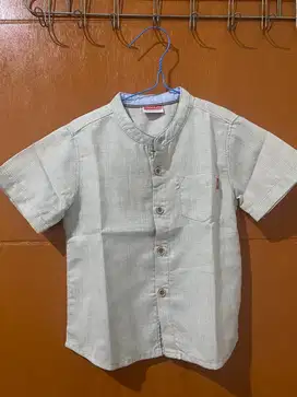 kemeja cream cool baby 1,5-2th (preloved)