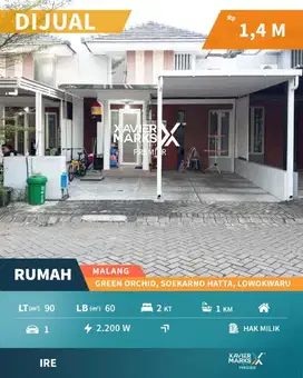 g007 Rumah Di Green Orchid Selangkah Dari Area Mahasiswa Malang