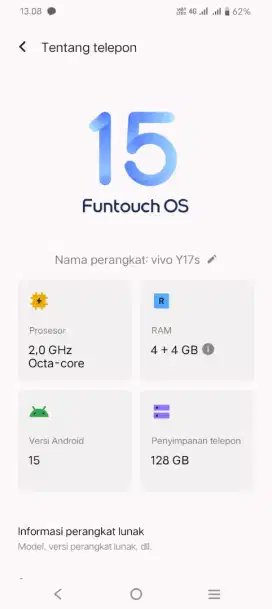 Vivo Y17s 4+4 128