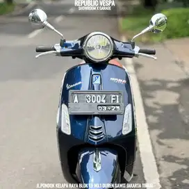 Piaggio Vespa PRIMAVERA 150 3V TAHUN 2014 warna BIRU PERFECT CONDITION