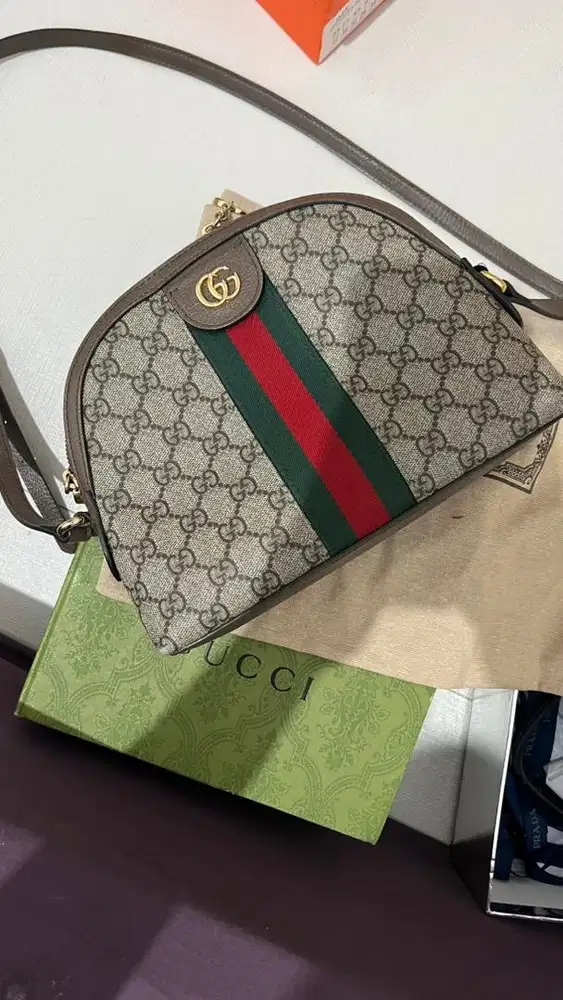 tas Gucci Lengkap set bagus murah
