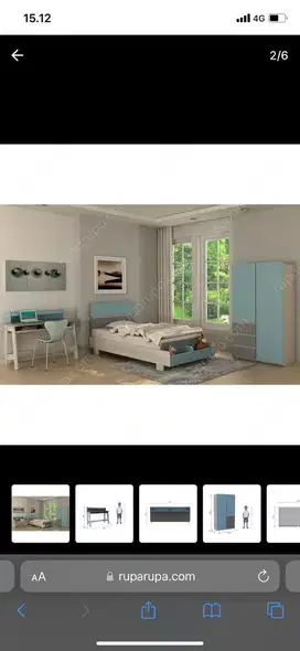Dijual furniture set anak merk informa