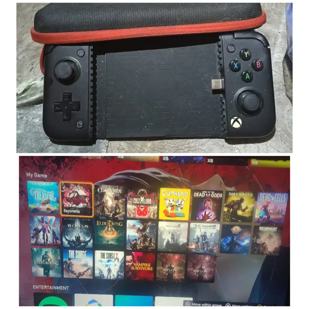 akun Xbox series dan gamesir x2 pro