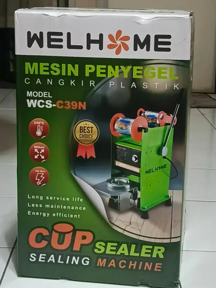Cup Sealer Welhome wcs-c39n bukan c37 ya