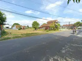 Jual Tanah Kalitirto, Dekat Polsek Berbah Nempel Aspal