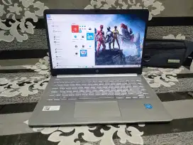 Laptop HP 14s-dq0508tu -CELERON-SSD 256GB-4GB -MULUS 97% -SIAP PAKAI