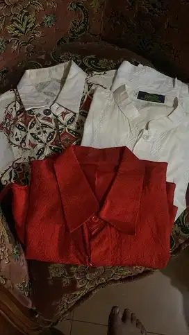 Baju kemeja koko pria bekas