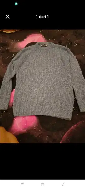 Baju rajutan lengan panjanh