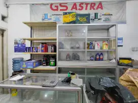 (JUAL MURAH) RAK BESI + RAK BESI KACA ETALASE