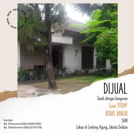 RUMAH DIJUAL LUAS 970m² SHM