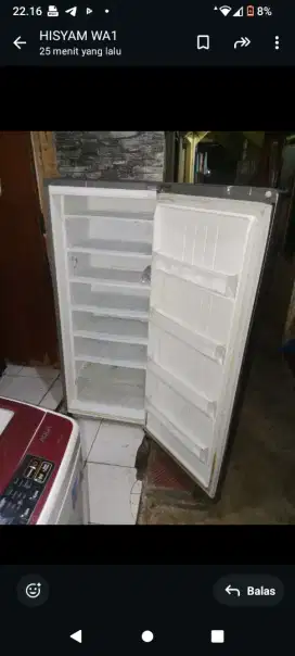 frezzer Kulkas 6 rak merk LG