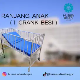 Bed Anak/Ranjang Anak ( 1 Crank Besi )