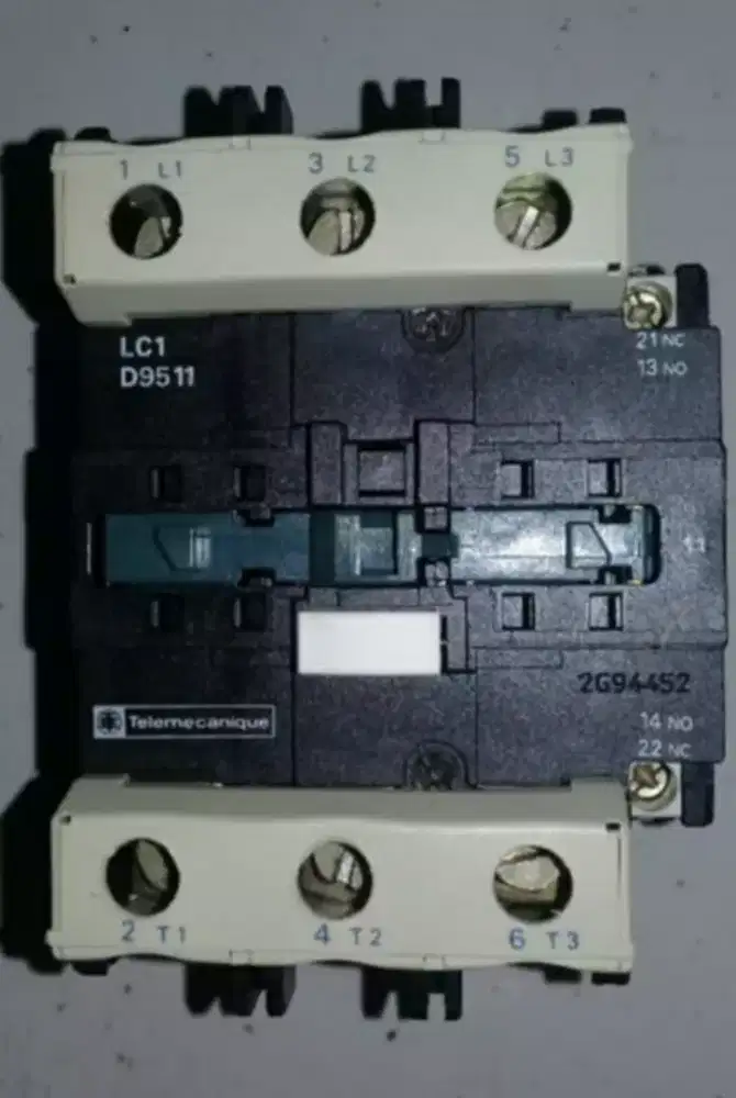 Contactor telemekanique lcd95 125a coil 220 seken mulus