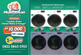 Operator Self Service Laundry, Jaga Makanan Minuman, Bantu Buat Konten