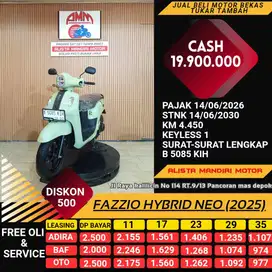 YAMAHA FAZZIO HYBIRD NEO TH 2025 PAJAK ON BISA BAYAR VIA CC/PAYLATER