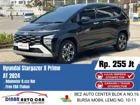 Stargazer X Prime 2024 At Hitam Km 9Rb Ori Warenty Hyundai *Dinar Auto