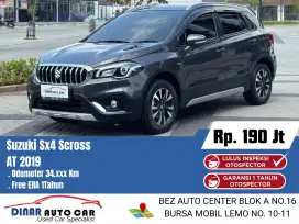 SX4 S-Cross 2019 At Matic Km 34Rb Abu Warenty 1Th Dp 35Jt *Dinar Auto
