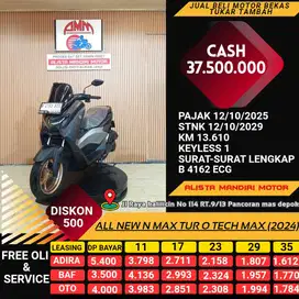 ALL NEW N MAX TURBO TECH MAX TH 2024 PLAT DEPOK PAJAK ON CASH / KREDIT