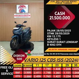 HONDA VARIO 125 ISS SMART KEY TH 2024 BISA CASH / KREDIT