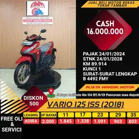 HONDA VARIO 125 CBS TH 2018 BIS ABAYAR VIA CC / PAYLATER