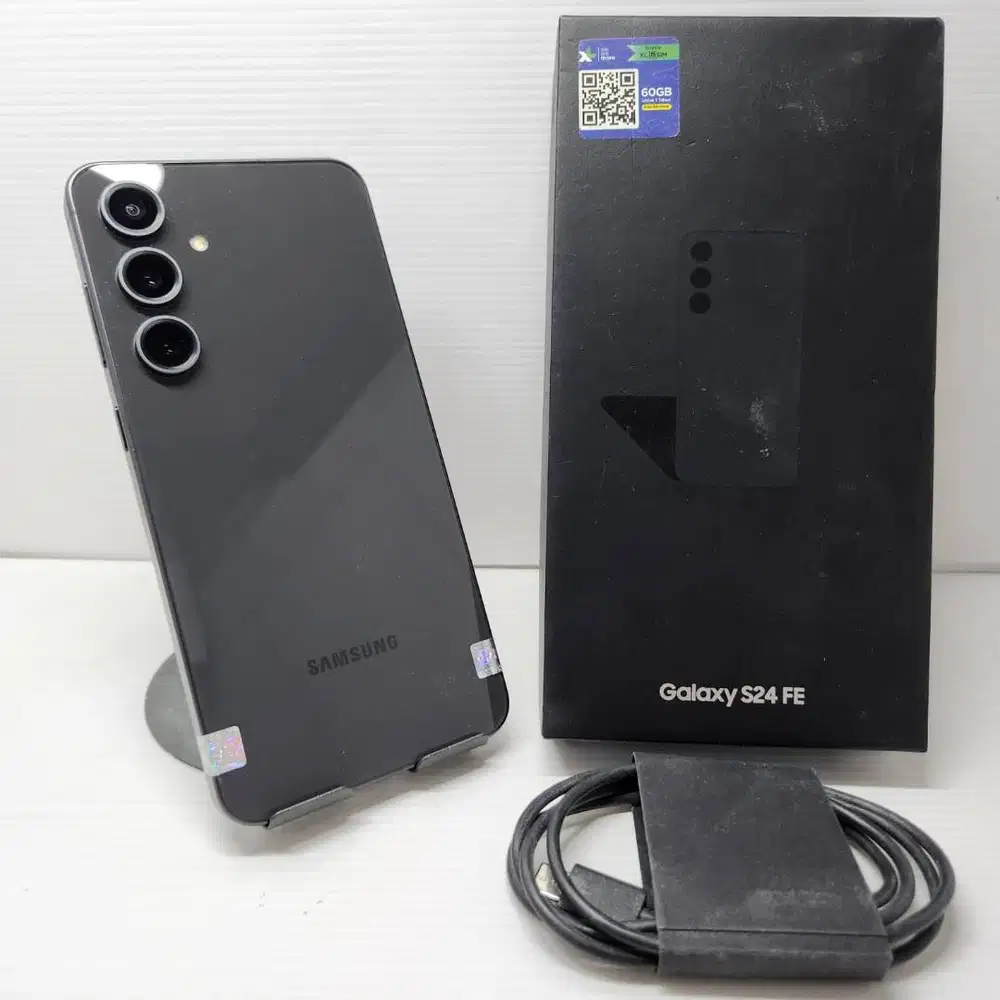 TERMURAH! SAMSUNG GALAXY S24 FE 5G 8/256 GRAPHITE EX SEIN NO MINUS