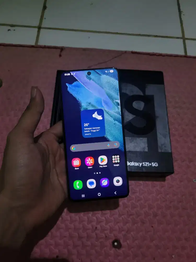 Jual BU SAMSUNG S21 PLUS 5G 8/256 GB SECOND FULLSET NO MINUS