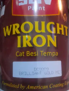 Cat Seiv paint original brrlian gold met