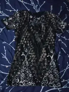 Dress bordir pendek