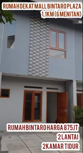 Rumah Dekat Tol Bintaro & Stasiun Pondok Ranji (1KM-an)