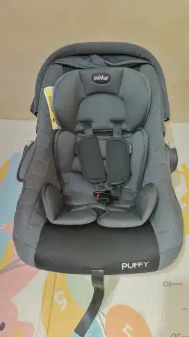 PLIKO CAR SEAT/BABY CARIER PUFFY PK-01B HITAM