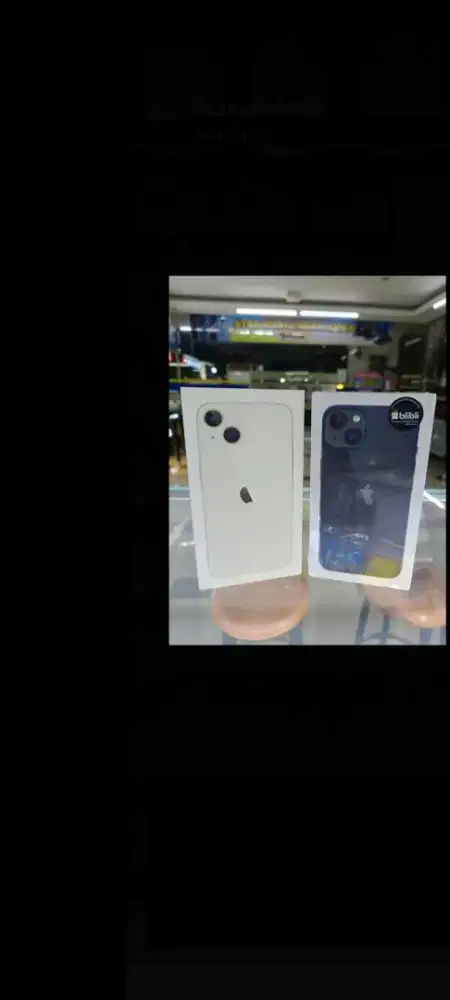 iPhone 13 starlight putih midnight black garansi resmi tAm iBox blibli