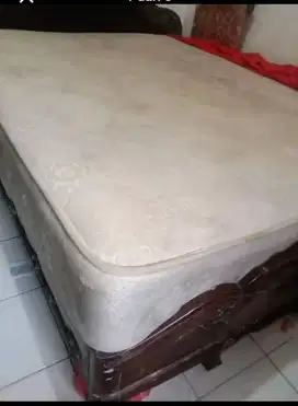 di jual kasur+dipan jati