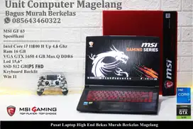 MSI GF 63 HIGHEND - INTEL CORE I7 11800 H - 16  - GTX 1650 MAXQ - 15.6