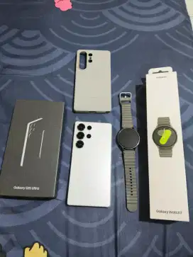 S25 Ultra dan watch 7 44mm bekas baru 3 bulan
