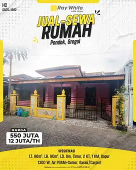 Dijual:  Rumah Nyaman dan Strategis di Puri Permata Grogol