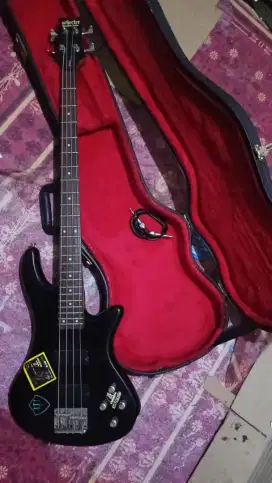 Gitar Bass elektrik Schecter 4 String+Hardcase