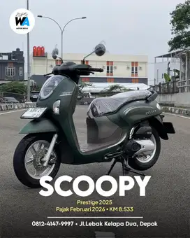 Cash/Kredit Honda New Scoopy Prestige 2025