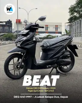 Kredit/Cash Honda Beat Deluxe Cbs Iss Keyless 2024