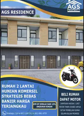 SIAP HUNI Rumah Baru 2 Lantai di Poris Indah (Dekat Stasiun)
