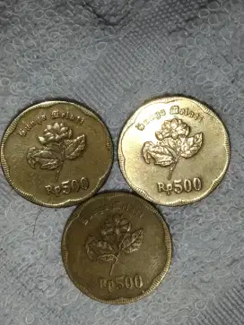 KOIN RI LAMA/RARE RP 500 BUNGA MELATI