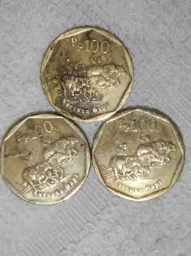 UANG LAMA RARE RP 100 KARAPAN SAPI