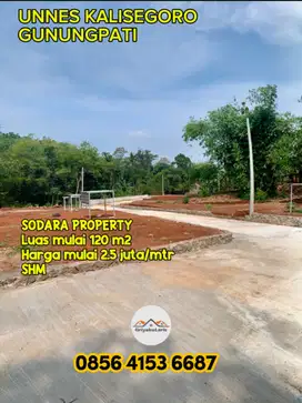 Tanah murah Ring 1 Unnes unit sudah terbatas kalisegoro gunungpati