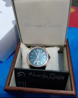 Alexandre Christie AC8473MD Hitam Rosegold(KONDISI MESIN NORMAL,MULUS)