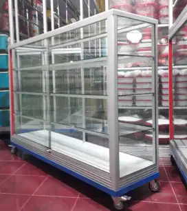 Etalase Toko 1,5 Meter ||Sudah Pakai Roda