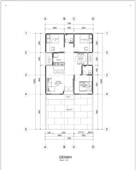 Dijual Rumah Cantik Siap Huni, Renovasi Total Thn 2025
