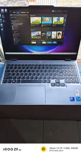 Lenovo LOQ intel core i5-12450hx RAM 16 SSD 512 VGA intel arc, GARANSI