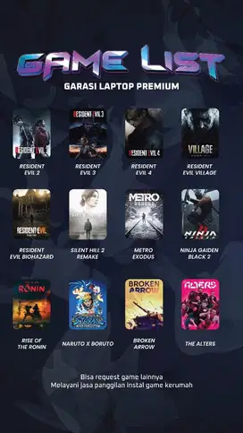 GAMES PC / LAPTOP TERBARU SEMUA GENRE LENGKAP