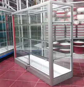 Etalase Panjang 1,2Mx1M Buat Usaha