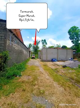 Jual Tanah Kavling Cluster Super Murah Purwomartani Kalasan