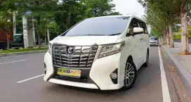 (KM40000)TOYOTA ALPHARD G ATPM 2018 NIK 2017 ISTIMEWA KMRENDAH!